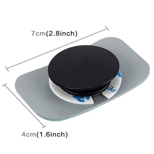 Image of Blind Spot Mirror, 360 Adjustable, Convex Glass, Waterproof, Universal Fit for Cars & SUVs, Black (3R-054)