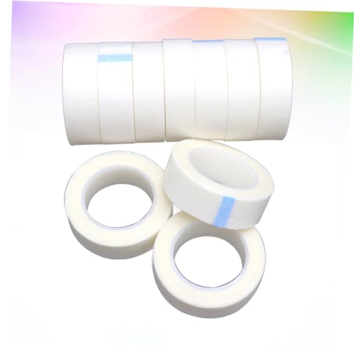 FOMIYES 24pcs Non-woven Eyelash Extension Adhesive Tape Lash Isolation Tape for Grafting Breathable Eyelash Grafting Isolation