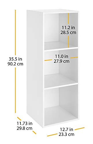 Whitmor 3 Cube Organizer, White #TOP2