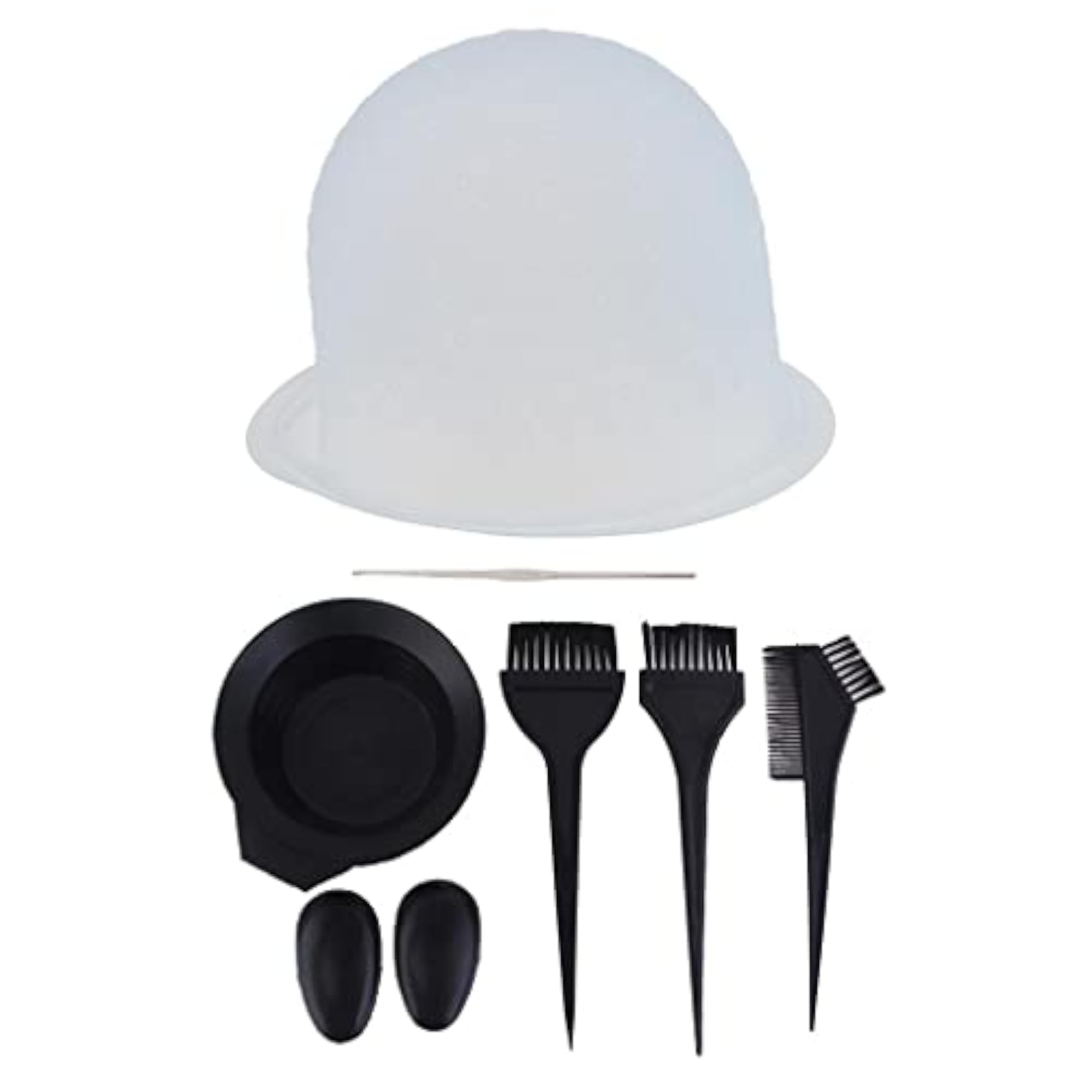 Salon Hair Dye Color Bowl Comb Brush Set