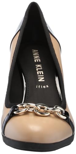 Anne Klein Womens Caitlyn Chain Block Heel Loafer Heels2