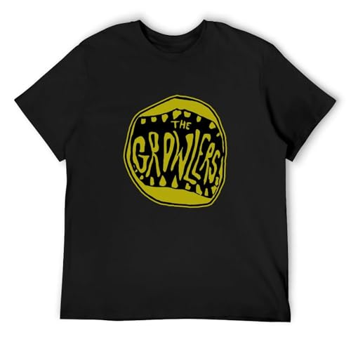 Photo de TuoMilky Raygun The Growlers 3 Unisex 100% Cotton Short-Sleeve T-Shirts Black XL