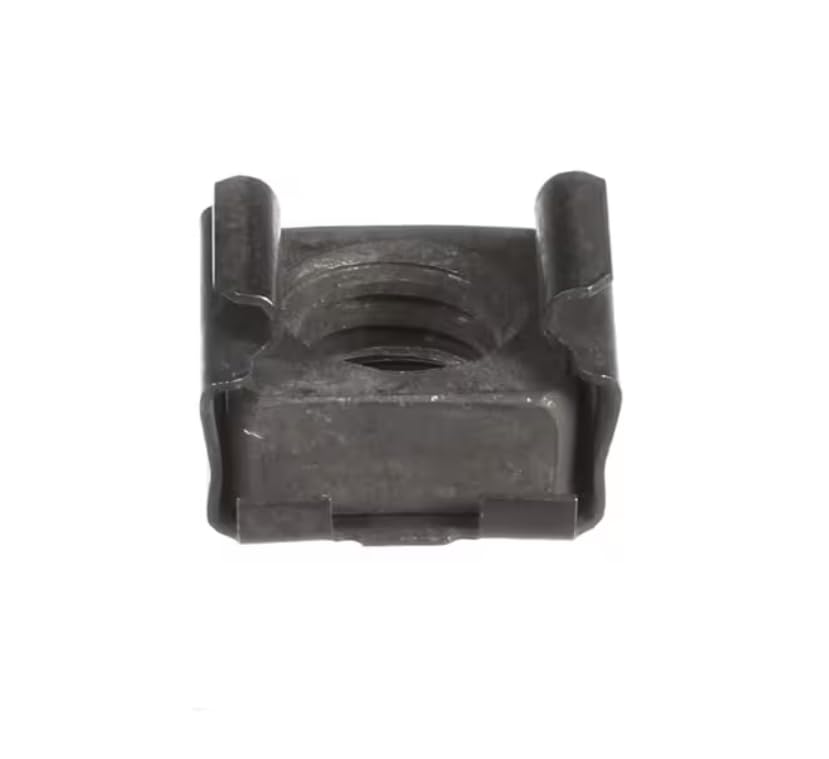 Fits Ice O Matic 1213 092 Cage Nut/Clip, Self-Retaining, Black, Pack of 10 for B100A, B100B, B110