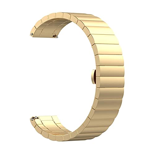 Correa de 22 mm y 20 mm de acero inoxidable para personalizar tu reloj diario en 4 colores