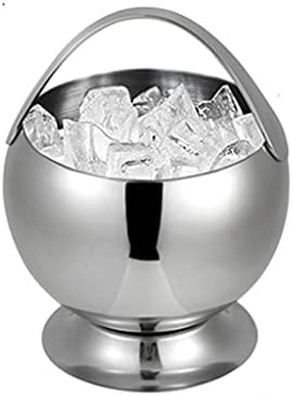 TEMKIN Barra de Acero Inoxidable Ktv Especial de Acero Inoxidable Cerveza champán Vino Cubo de Hielo Grande portátil con Tapa de Gran Capacidad TEMKIN Barra de Acero Inoxidable Ktv Especial de Acero Inoxidable Cerveza champán Vino Cubo de Hielo Grande portátil con Tapa de Gran Capacidad