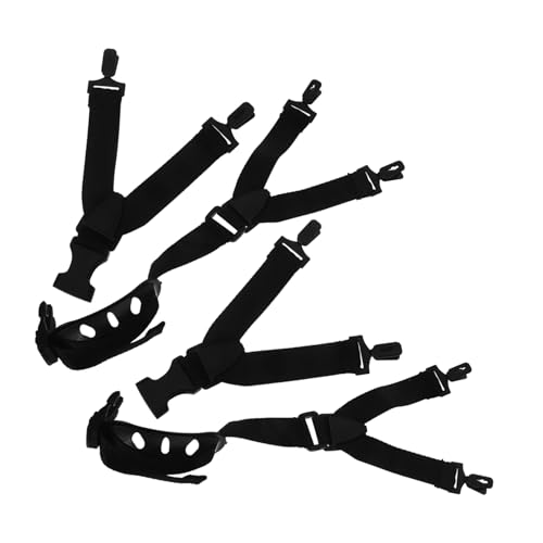 Baluue Hard Hat Chin Strap, 2pcs Hat Chin Strap with Multi-Point Adjustment and Soft Chin Cup fit Universal Hard Hats Helmet Chin Band Replacment