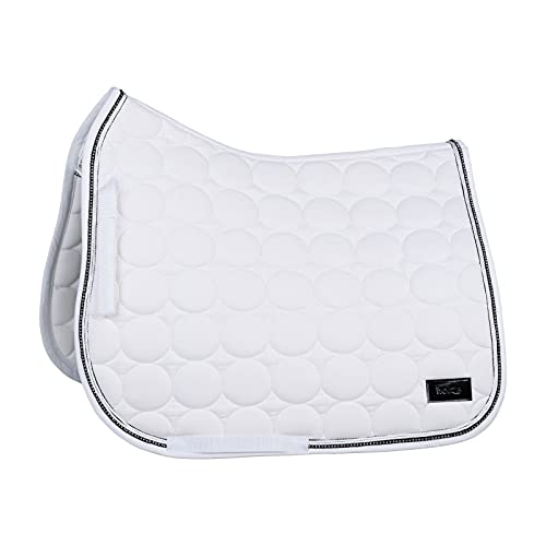 HORZE Marquess Quilted Quick-Dry Dressage Saddle Pad with Crystal Trim ...
