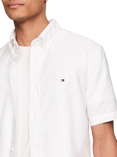 Tommy Hilfiger Short Sleeve Oxford Regular Fit, Men's Button Down Shirts2