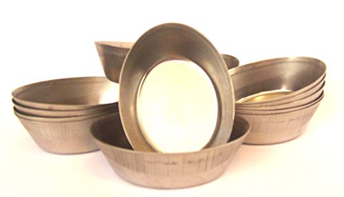 10 Forme STAMPI Acciaio OVALI Mignon per PASTICCIOTTO PASTICCIOTTI LECCESI SALENTINI Forma Stampo Ovale Piccola