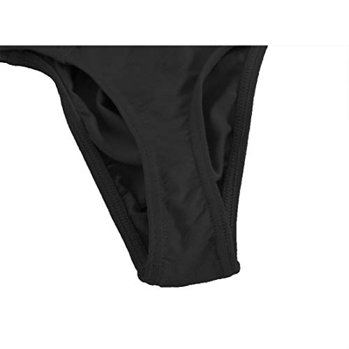 Zonbailon Men's G String Bulge Pouch Thong Underwear (3 Pack Black, 3Xl) #TOP5