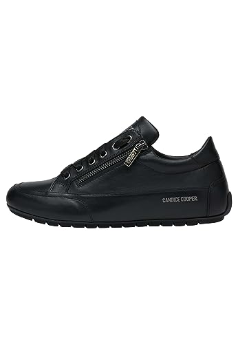 Oxford plat Candice Cooper Femme Rock Zip Chic en cuir confort