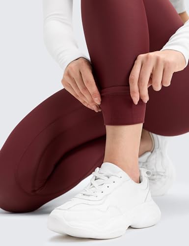 Image of CRZ YOGA Fleece Thermal Leggings 28'' | Thermal, Casual, Full Length, Winter, for Women