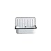 Alape Bucket Sink Wall Mounted Small Service Sink Glazed Steel Utility Sink, With Overflow, Dark Black Trim