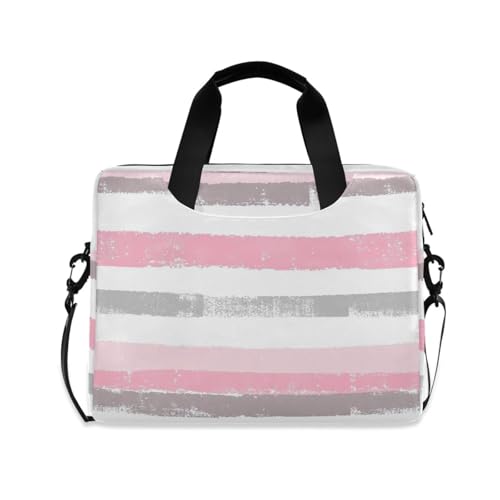 Maletín portátil para laptop 15.6 pulg rosa y gris miniatura 1