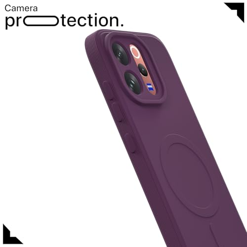 Image of Pikkme Back Cover for Vivo V70 5G Soft Matte Silicone | Slim Fit | Mag-Safe Design (Mag-Safe Not Support) Camera Protection Bumper Case (Purple)