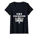 Womens We Trust in Ryan Weathers Miami Baseball MLBPA V-Neck T-Shirt
