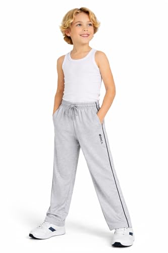 Image of DYCA by Bodycare Boys Cotton Solid Track Pant, Casual Regular Fit Joggers, Comfortable Activewear for Kids