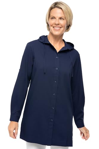 Coolibar UPF 50+ Women's Iztapa Beach Shirt - Sun Protective