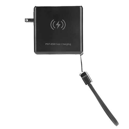 モバイルバッテリー 20000mAh 大容量 1台6役