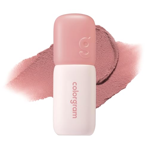 COLORGRAM NUDE BLUR TINT 02 CHARMING PINK | K-Beauty Makeup Soft-Focus Matte Lip Stain 2-in-1 Lip & Cheek