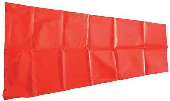 Replacement Windsock, Orange, 18 in. D, 3LWE9-A