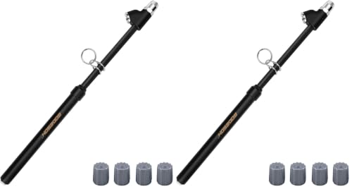 Image of GODESON Tire Pressure Gauge Heavy Duty, Straight-On Dual Head Air Pressure Gauge Range to 150PSI, Semi Truck Tire Air Gauge Suitable for Truck, RV, Bus (Pack of 2)