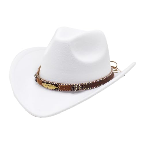 Sombrero de para Adulto, Sombrero de vagabundo Occidental, Tejano, rodeos Occidentales con Tachuelas, Sombrero de Vaquera para Adut,
