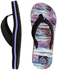 Reef Kids Girls Sandals, Kids Ahi, Palm Fronds, 6 | Image 2