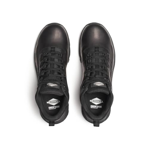 Merrell Merrell Men's Moab Speed 2 Mid Tactical Wide Width, Black, 8 Wide