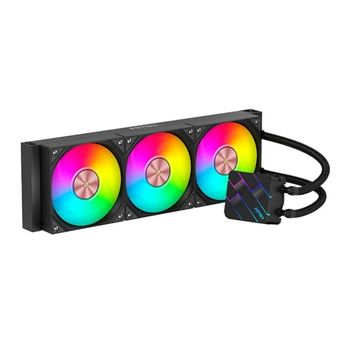 Refroidissement liquide OCEANIC TIDE 360 Black ARGB avec triple ventilation silencieuse
