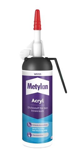 Metylan MASP7 Acryl Wand und Decke Spender Einfache Anwendung ohne Kartusche 1x100ml