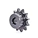 16/17Teeth 08B Industrial Drive Sprocket Wheel Gear Keyway Bore 10-35mm 1Pcs(19mm (Keyway 6mm),16 Teeth)