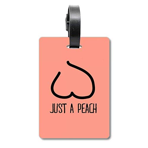 Étiquette d'identification pour valise rose Just Peach idéale pour vos vacances d'été