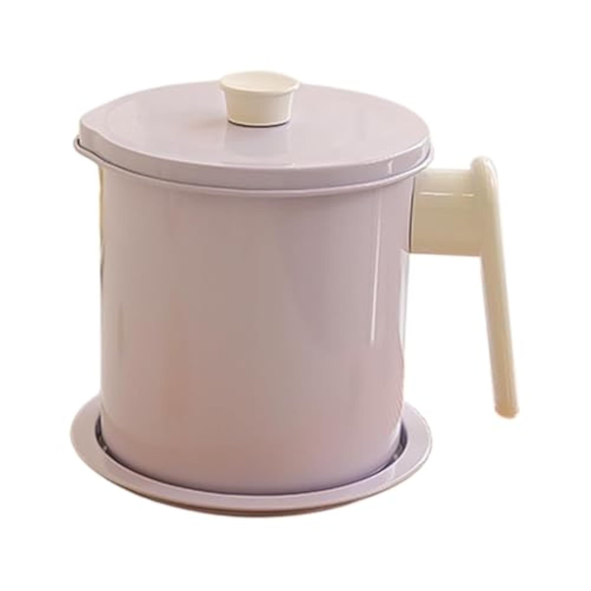 Oil Storage Container with Fine Mesh Strainer, 1.4L Violet