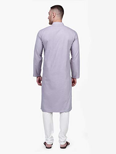 Image of Rajubhai Hargovindas Men's Premium Cotton Solid Kurta