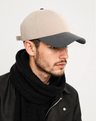 Image of XXL Baseball Cap For Big Heads, Soft Crown Washed Dad Hat, Oversized Denim Cap For Men Women Golf, Travel, Daily Wear