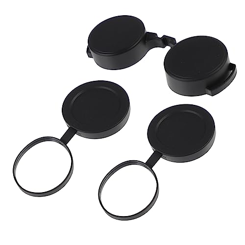 Yardenfun Telescope Cover Binoculars Accessories 3pcs Objective Lens Caps Easy to Install Durable Material