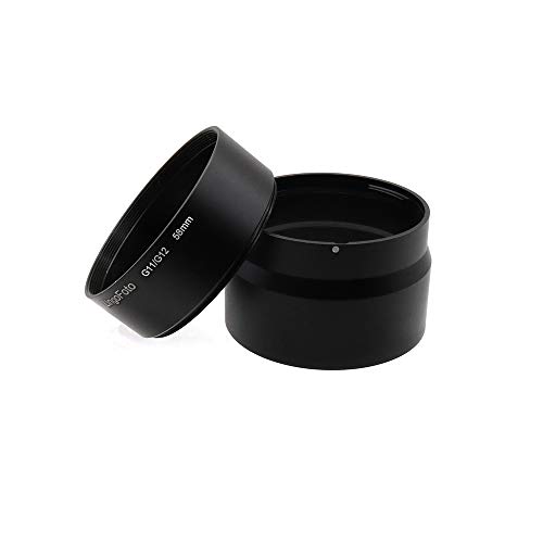 Lens Adapter Tube 58mm Two Pieces Metal Lens