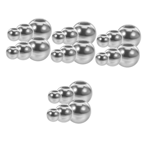 BESPORTBLE Enhance Your Fishing Experience 300pcs Fishing Beads for Angling Lure Fly Tying Beads Set 3 Sizes