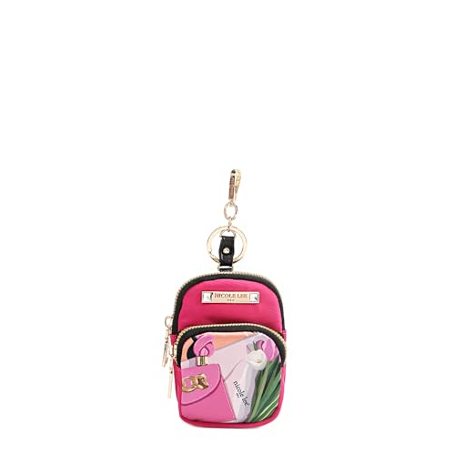 Reviews de Nicole Lee Carteras disponible en línea para comprar. 49 Llavero Nicole Lee Monedero Mini Mochila Print Violet SS25