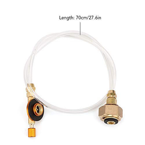 Fogão Externo, Romacci Válvula de recarga de gás propano Conector de recarga de gás Adaptador de tan