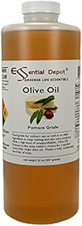 Olive Oil - Pomace Grade - 1 Quart - 32 oz - safety sealed HDPE container with resealable cap