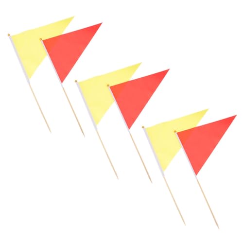 Drapeaux de marquage pour éviter les erreurs de tonte et de construction