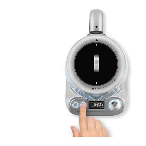 Hervidor eléctrico de vidrio con infusor y control de temperatura miniatura 3