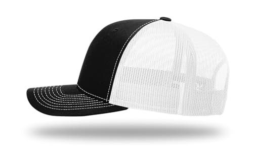 Image of Richardson 112 Trucker Hat - Premium Blank Baseball Cap, Adjustable Snapback Hat - Structured Six Panel Richardson Blank Hats