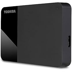 Toshiba 4TB Canvio Ready - Disco Duro Externo Portátil de 2,5 Pulgadas con USB 3.2 Gen 1 de Alta Velocidad, Compatible con Microsoft Windows 7, 8 y 10, Negro (HDTB410EK3AA)