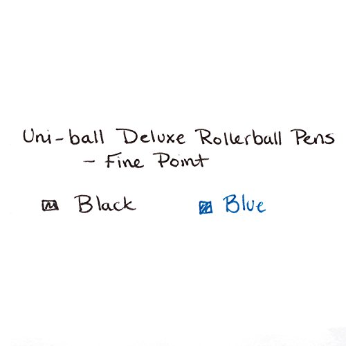 Uni-Ball Deluxe Roller Ball Pen Azul Tinta 0.7 mm miniatura 4