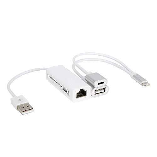 AITEE Multiples USB 2.0 Fast Ethernet Converter, Adaptateur réseau LAN pour Smartphone, Tablette