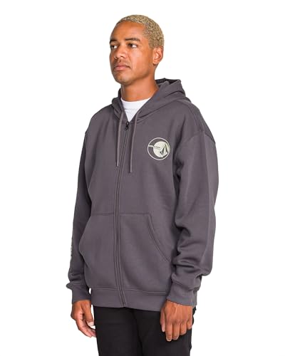 Image of Volcom Men's Roundabout Zip Hoodie Fleece Sweatshirt