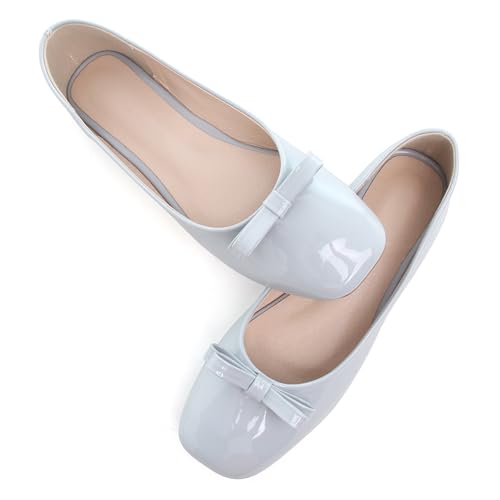 Image of Dear Time Women's Casual Foldable Ballet Flats Square Toe Ballerina Flats Shoes Comfortable
